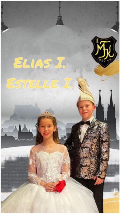 Kinderprinzenpaar Elias I. und Estelle I. 2024/25